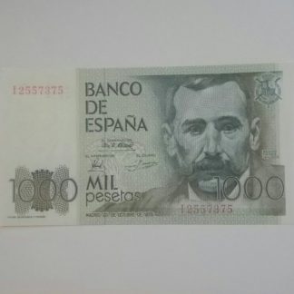 billete juan carlos i 1000 pesetas 1979 plancha serie I