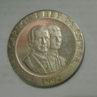 moneda plata 200 pesetas juan carlos i 1992 sin estuche sc