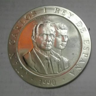 moneda plata alimpiadas barcelona 1992 arquero prehistorico proof