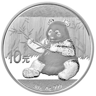 China panda 2017 silver coin