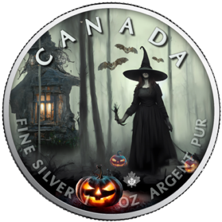 witch-forest-halloween-hoja-arce-1-oz-moneda-plata-5-canada-2022